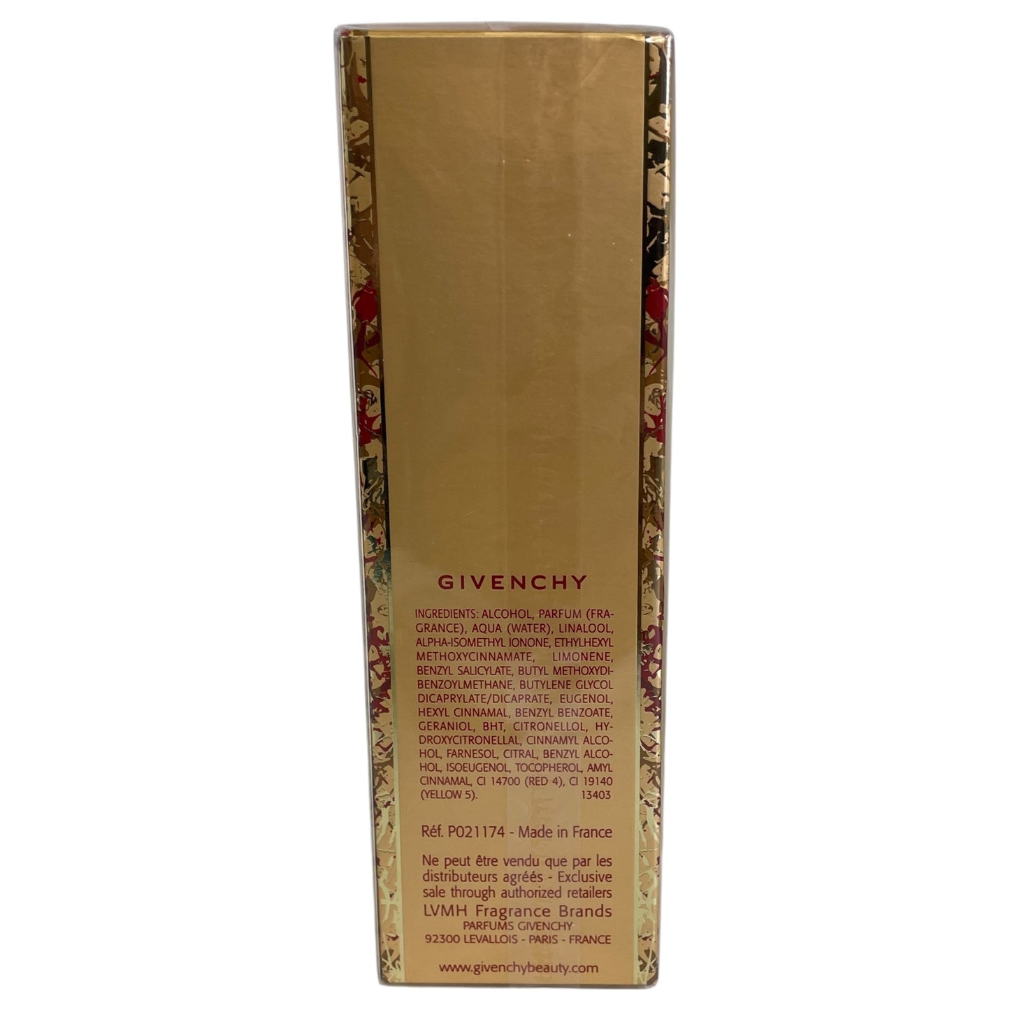 FRAGRANCE LUXURY DESIGNER by GIVENCHY In GOLD