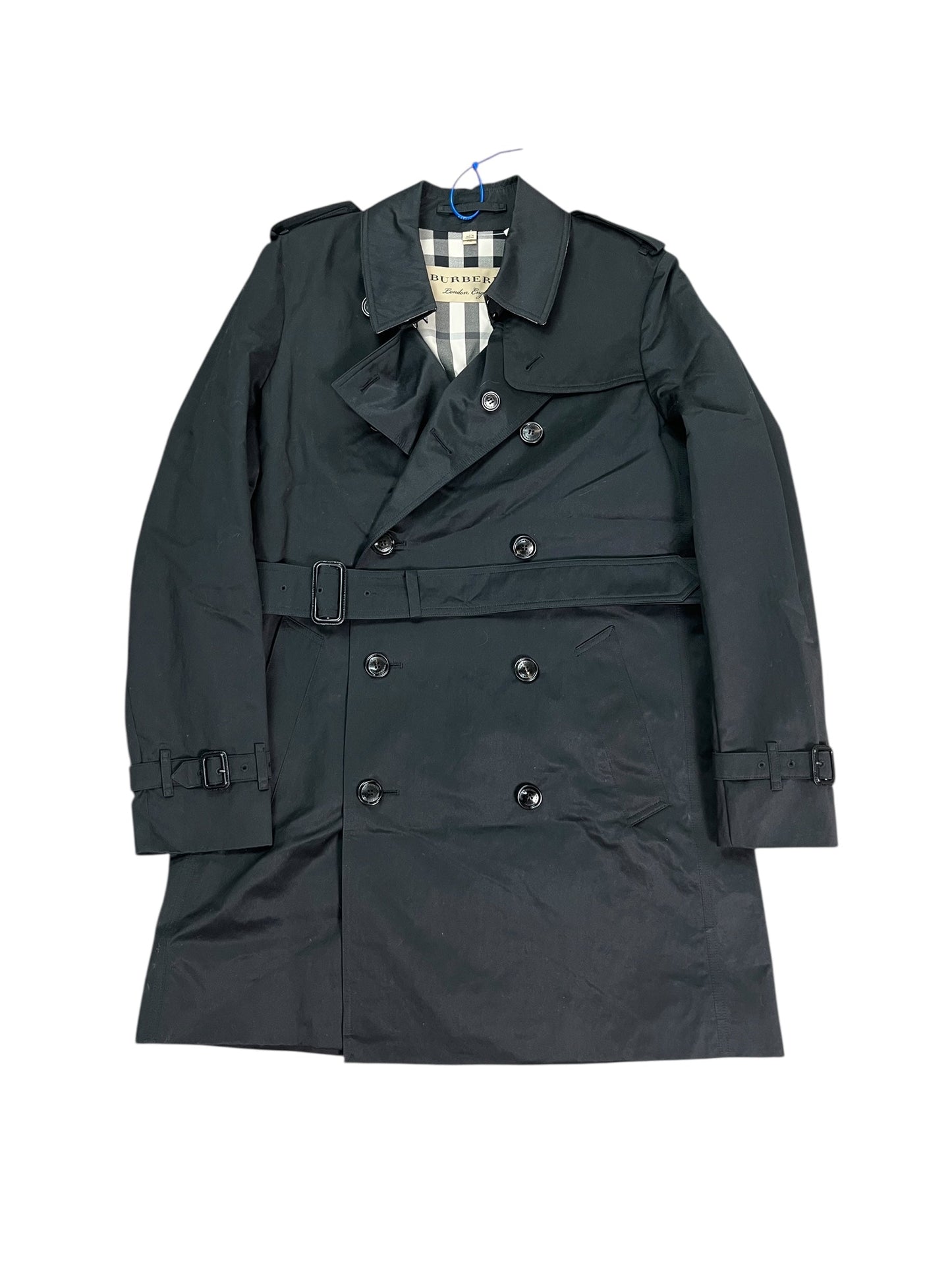 Jacket Luxury Designer By Burberry In Black, Size:M