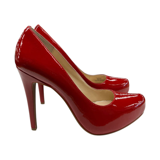 Shoes Heels Stiletto By Jessica Simpson In Red, Size:9