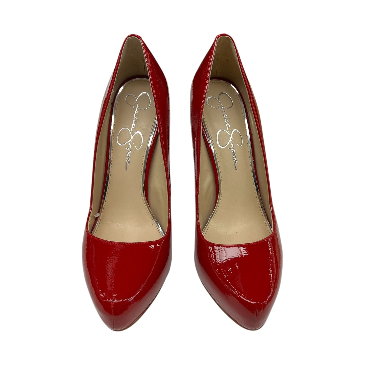 Shoes Heels Stiletto By Jessica Simpson In Red, Size:9