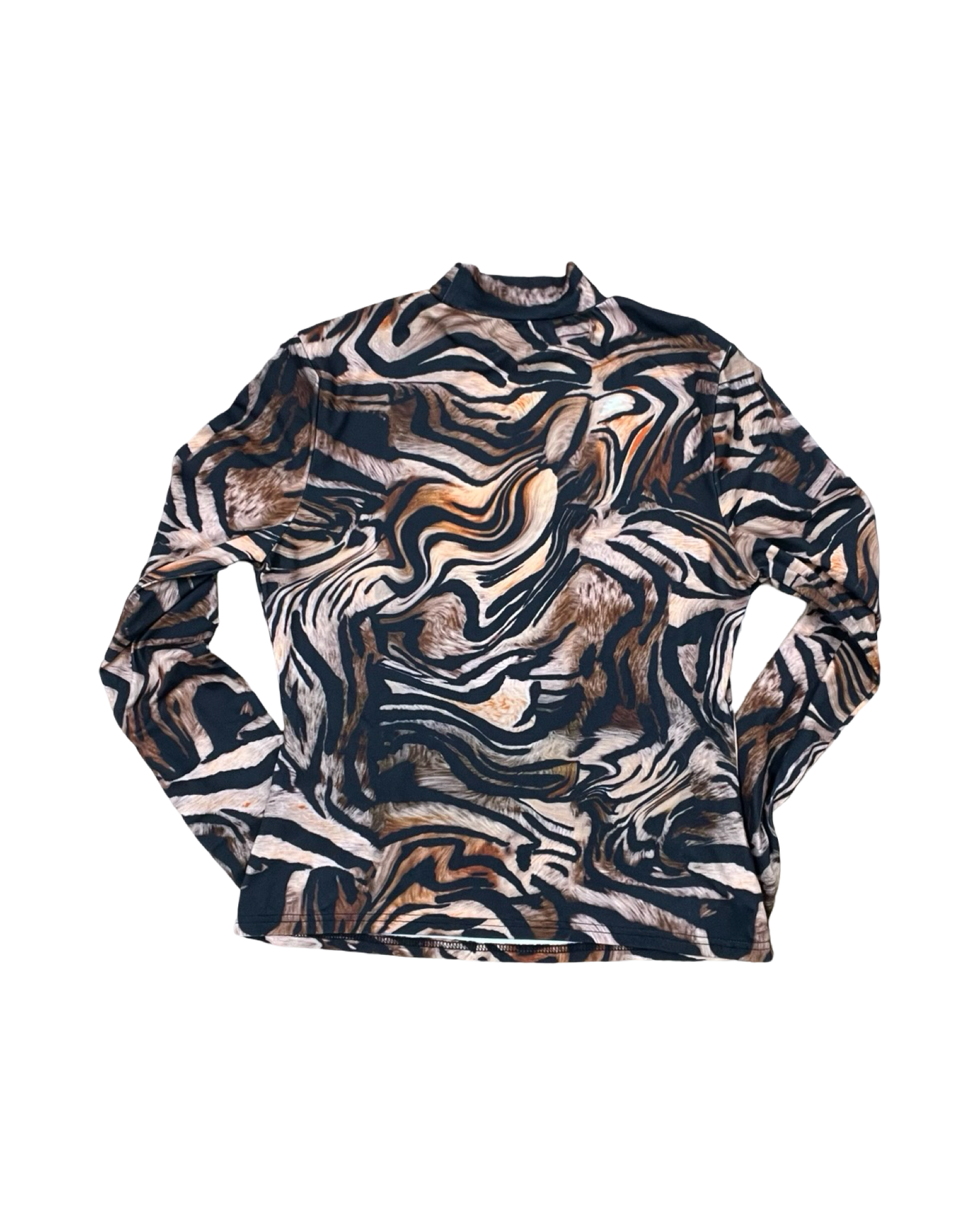 Top Ls By Shein In Black & Brown, Size:Xl