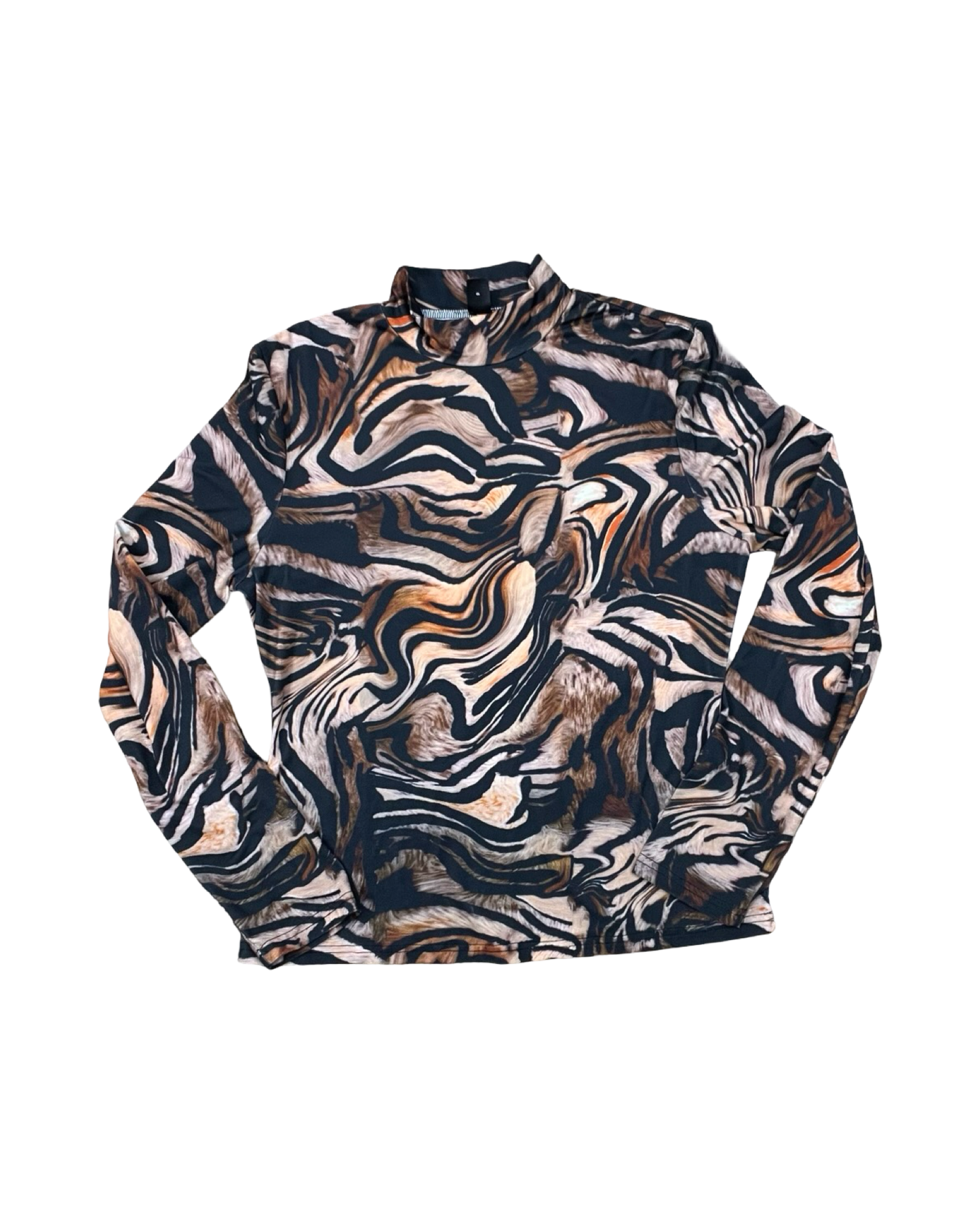 Top Ls By Shein In Black & Brown, Size:Xl