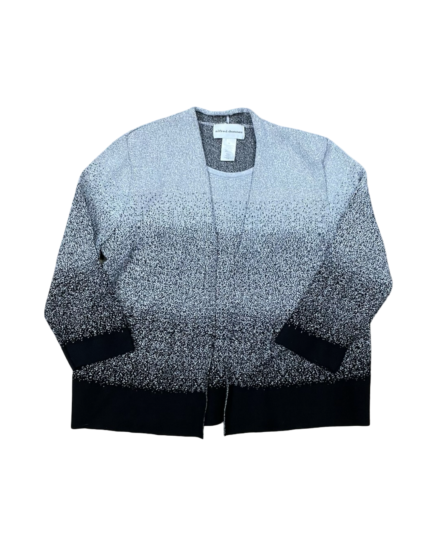 Top Ls By Alfred Dunner In Silver, Size:M