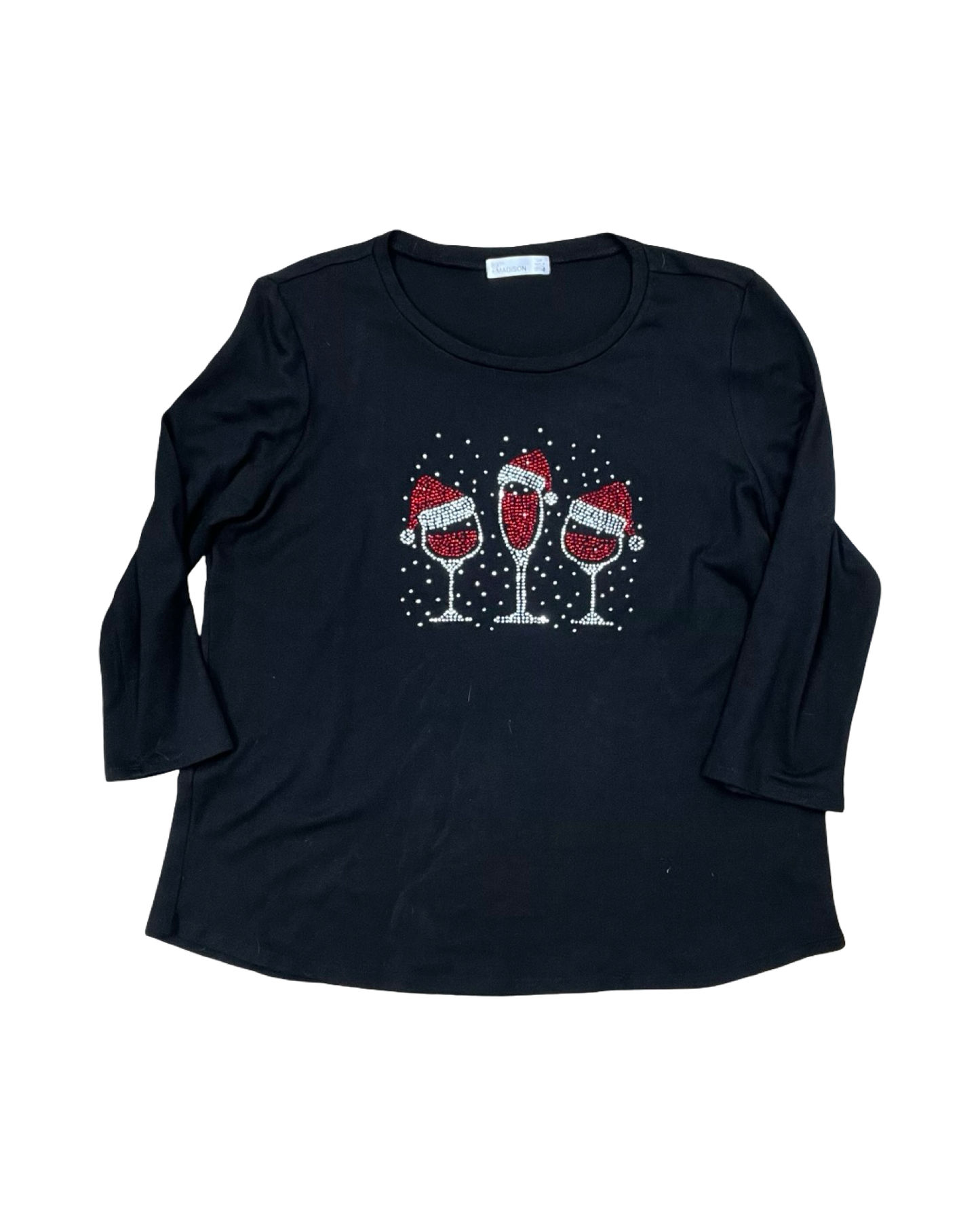 Top Ls By 89Th And Madison In Black, Size:L