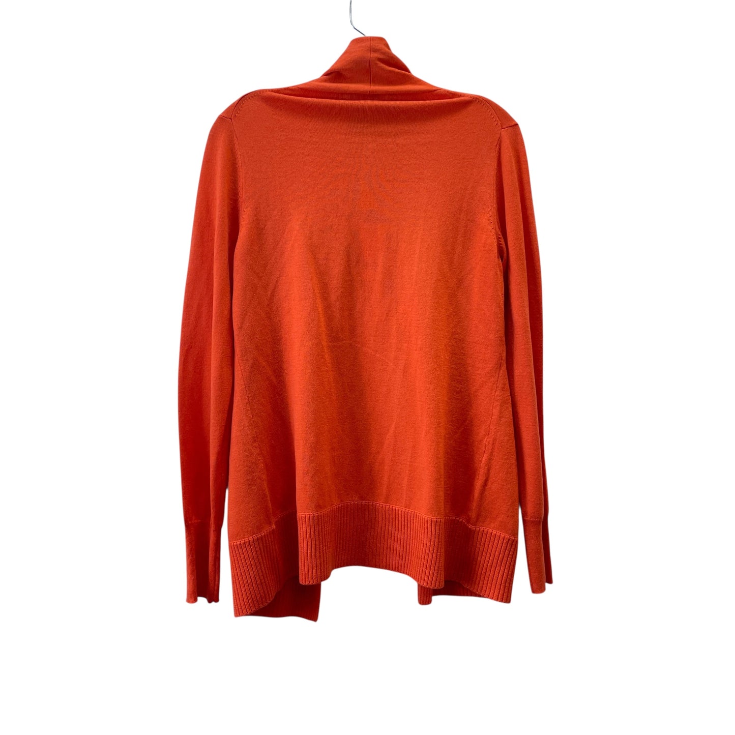 Sweater Cardigan By Banana Republic In Orange, Size:M