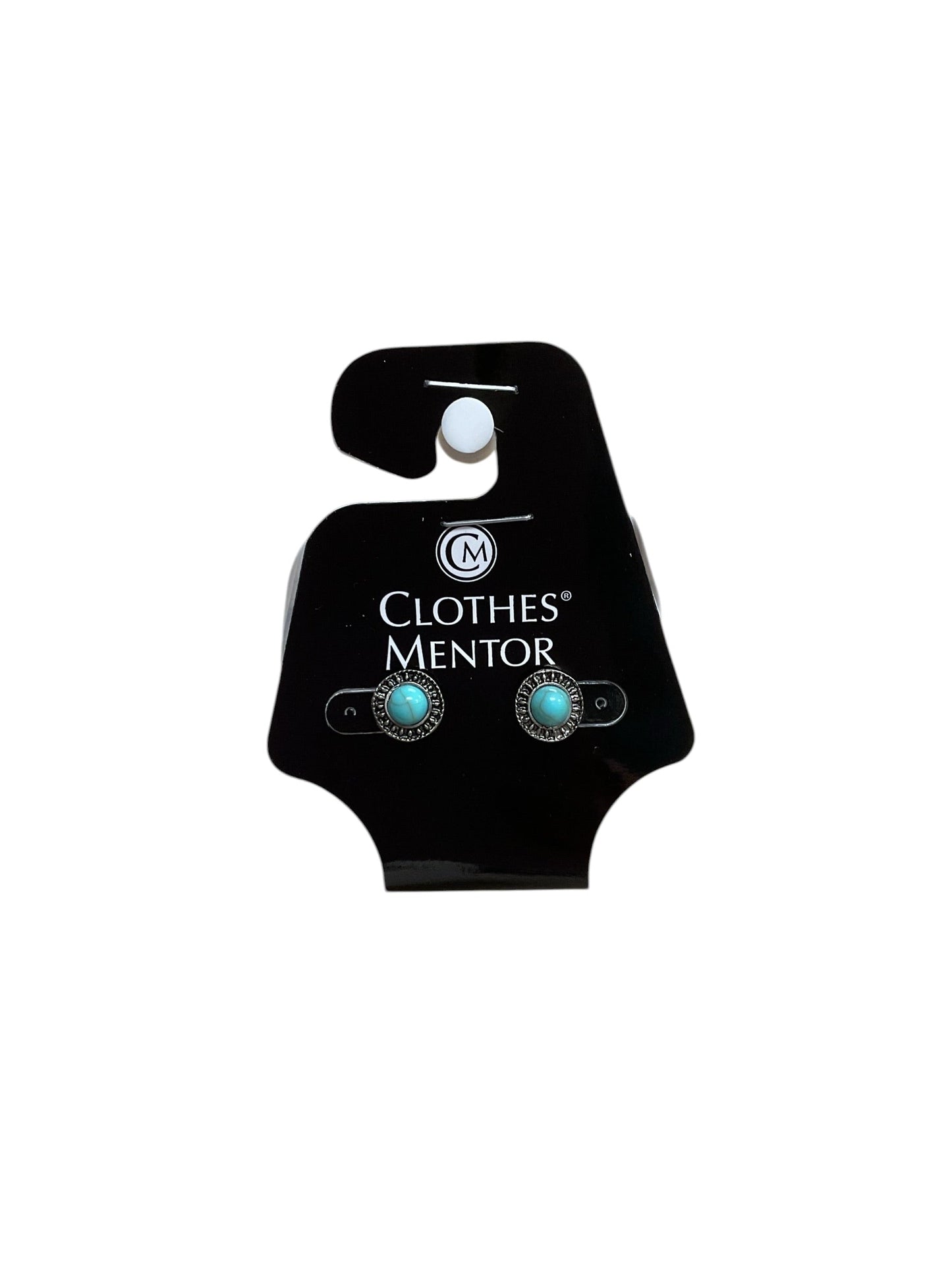 Earrings Stud By Clothes Mentor In Blue & Silver
