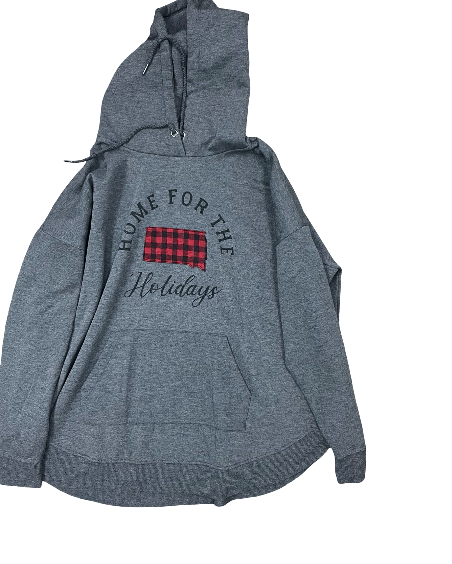 Sweatshirt Hoodie By Maurices In Grey, Size:2X