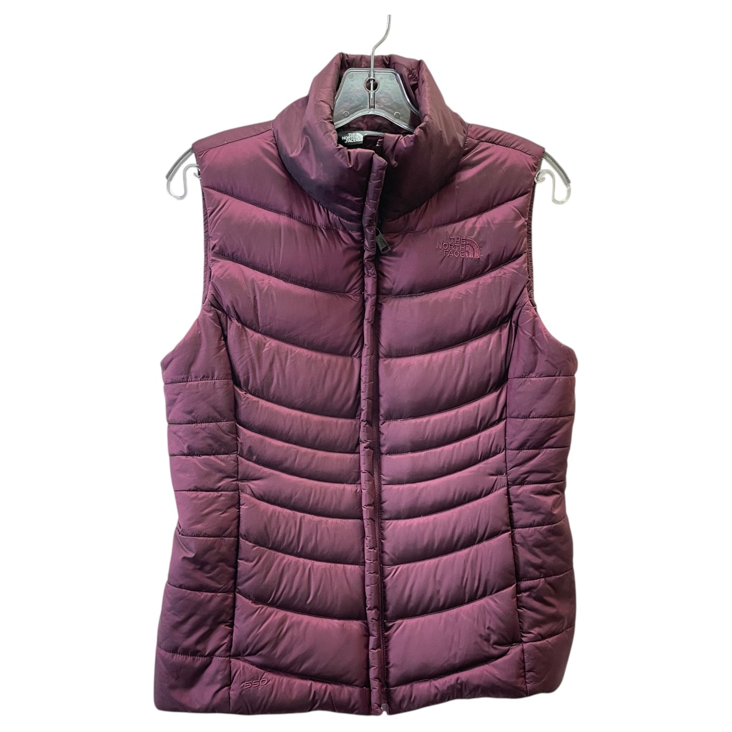 Vest Puffer & Quilted By The North Face In Maroon, Size:M