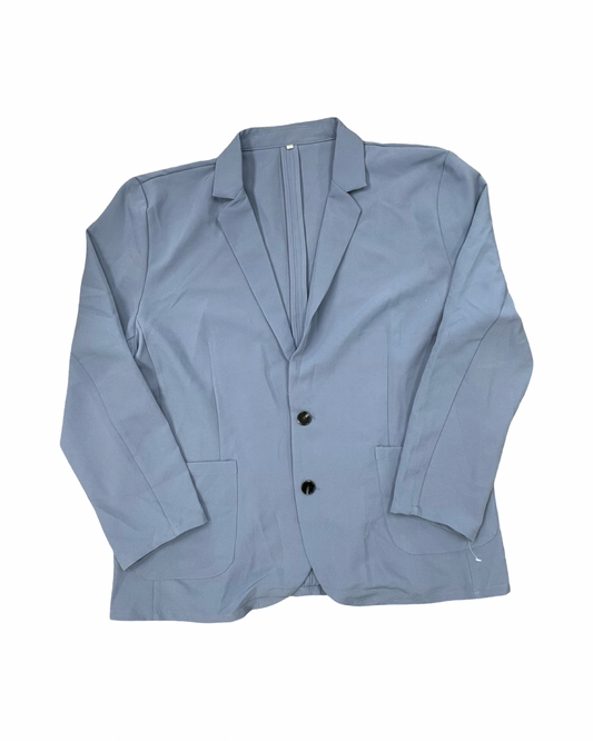 Blazer By Clothes Mentor In Blue, Size:2X