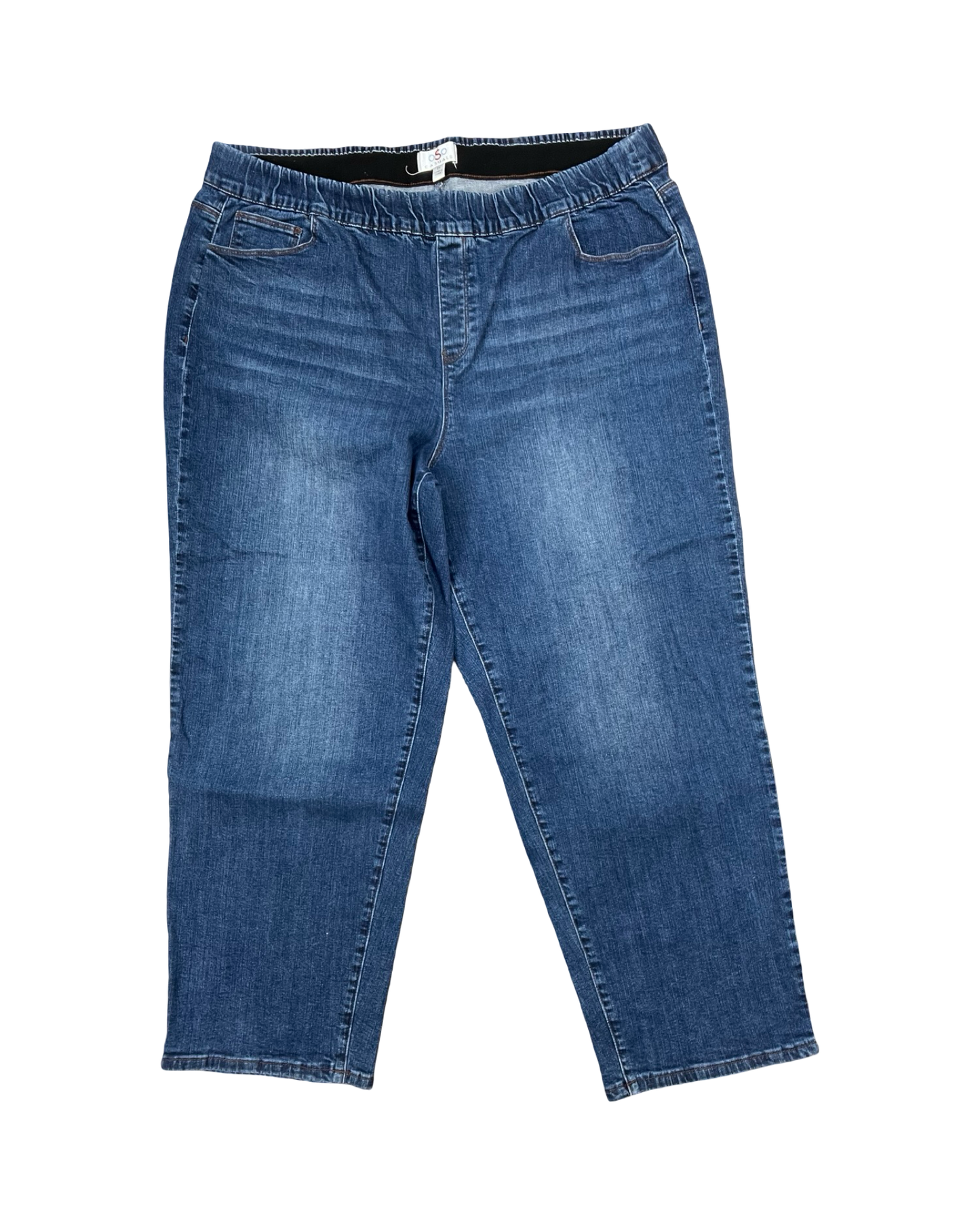 Jeans Wide Leg By Clothes Mentor In Blue Denim, Size:2X