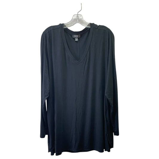 Top Ls Basic By Lord And Taylor In Black, Size:2X