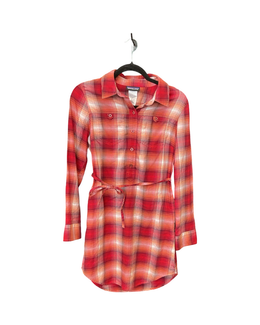 Dress Casual Midi By Patagonia In Orange, Size:S