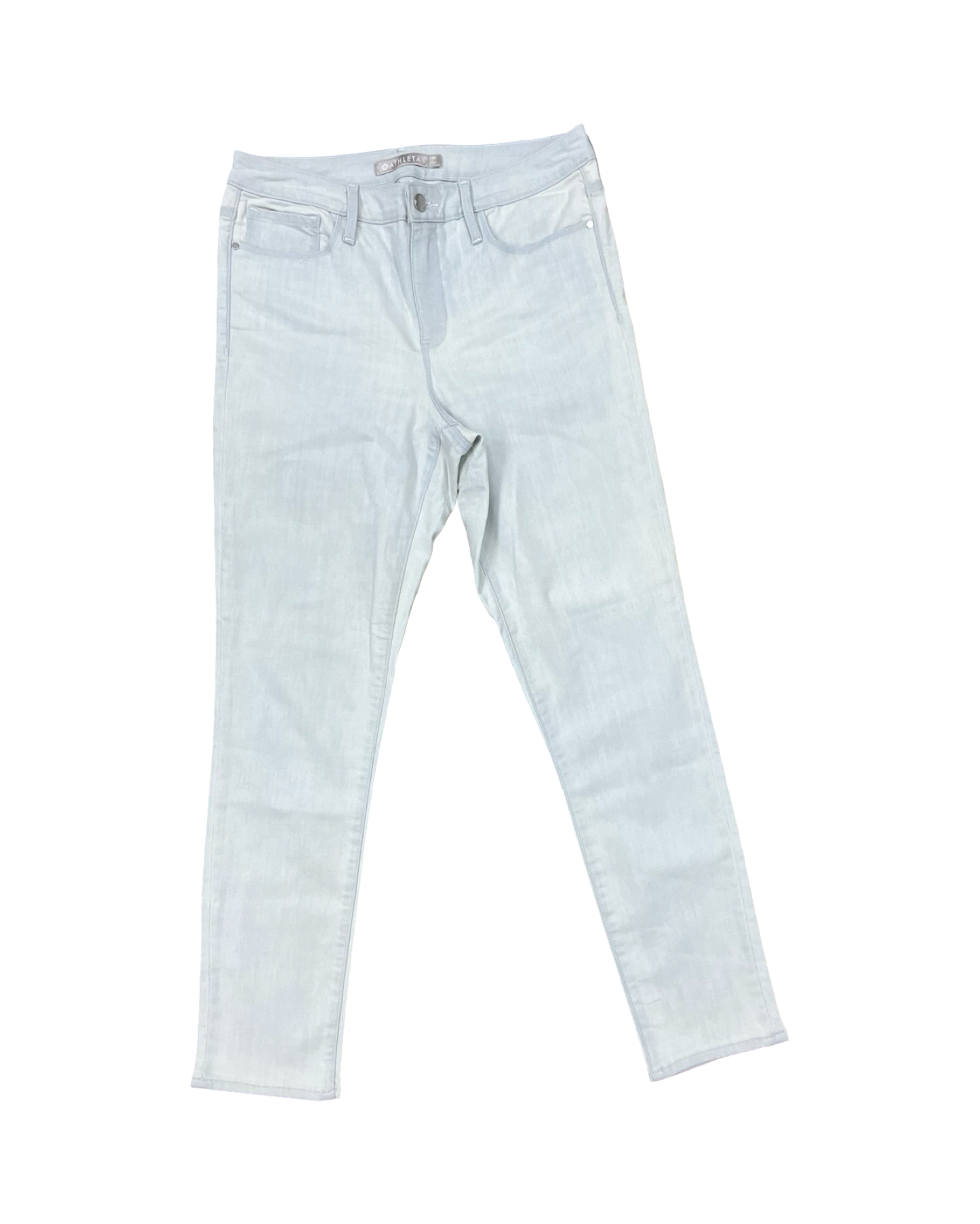 Jeans Straight By Athleta In Blue & White, Size:14