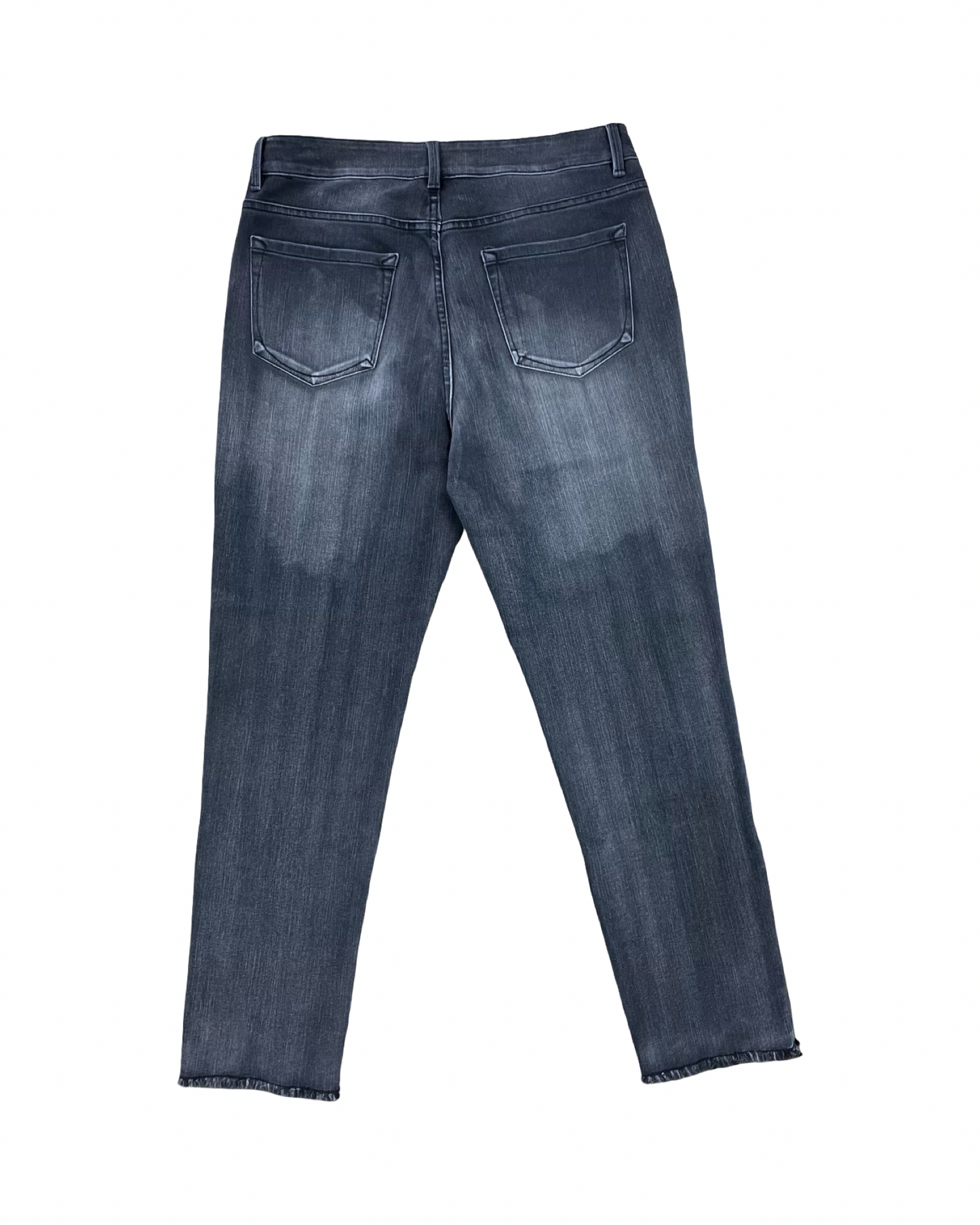 Jeans Straight By Soft Surroundings In Grey Denim, Size:8