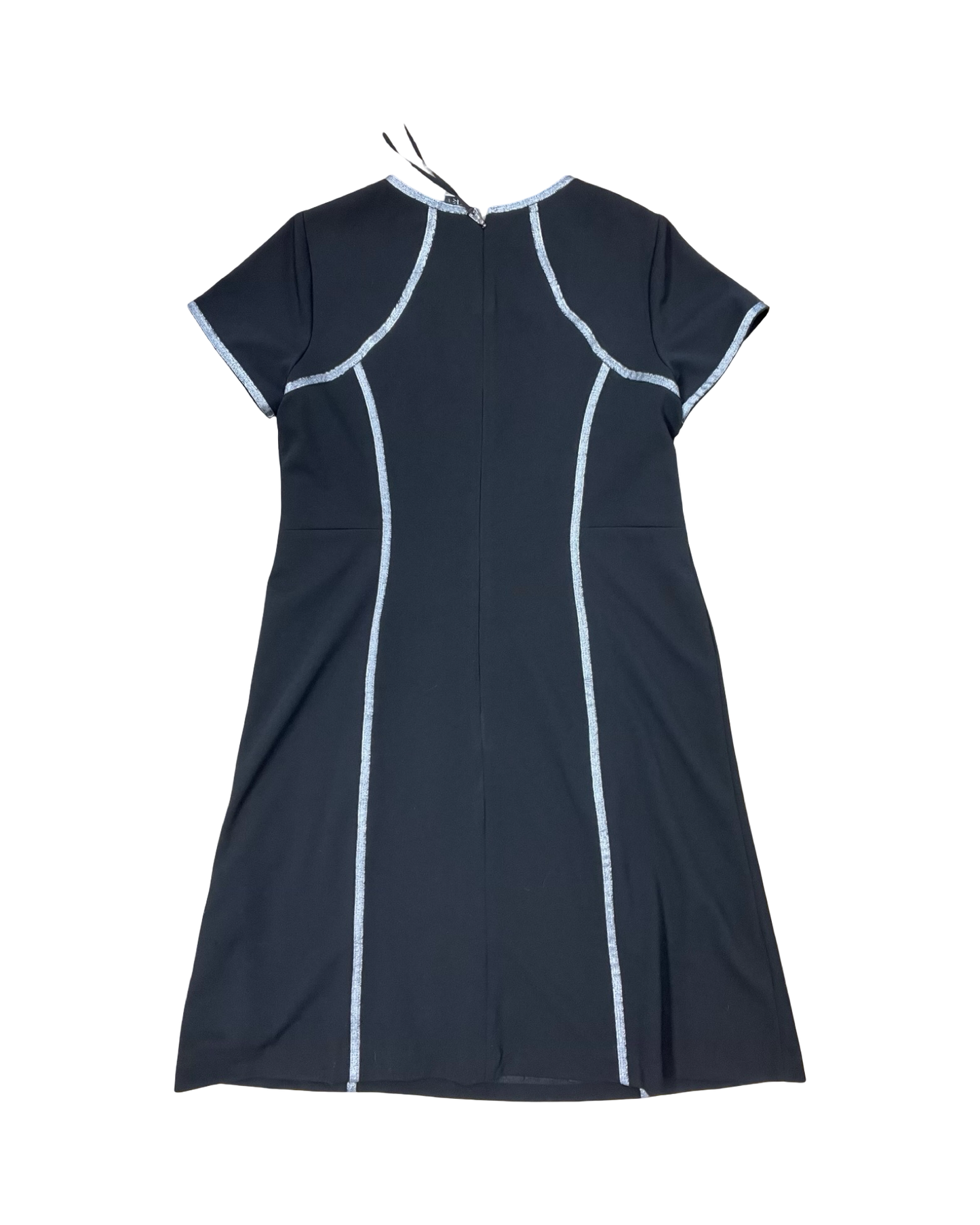 Dress Work By Nicole Miller In Black & Grey, Size:1X