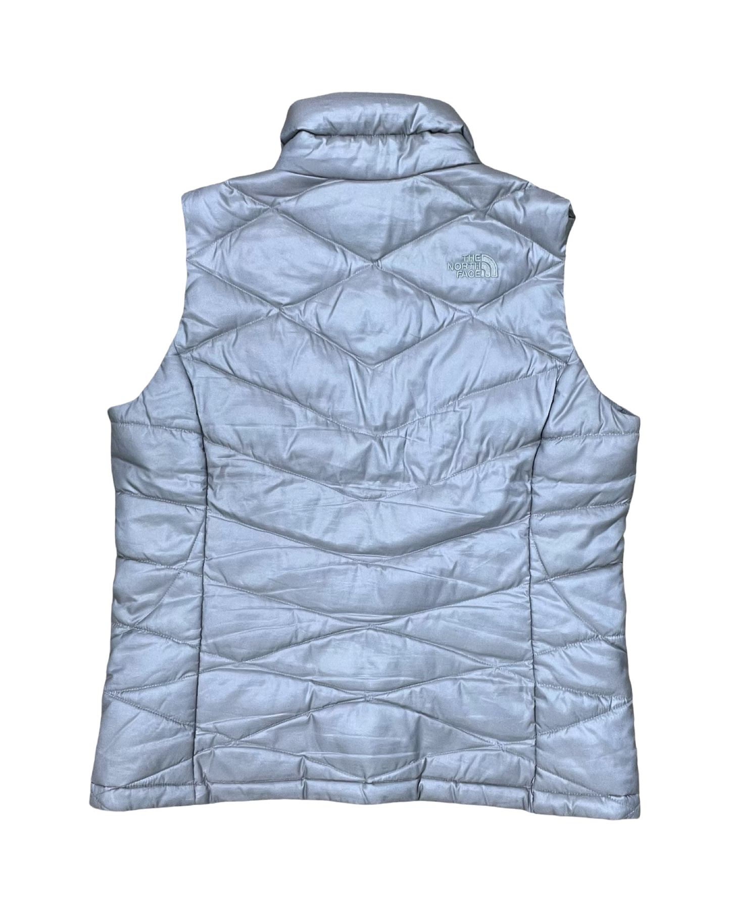 Vest Puffer & Quilted By The North Face In Grey, Size:M