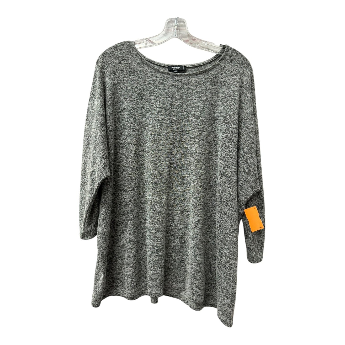 Top Ls By Premise In Grey, Size:2X