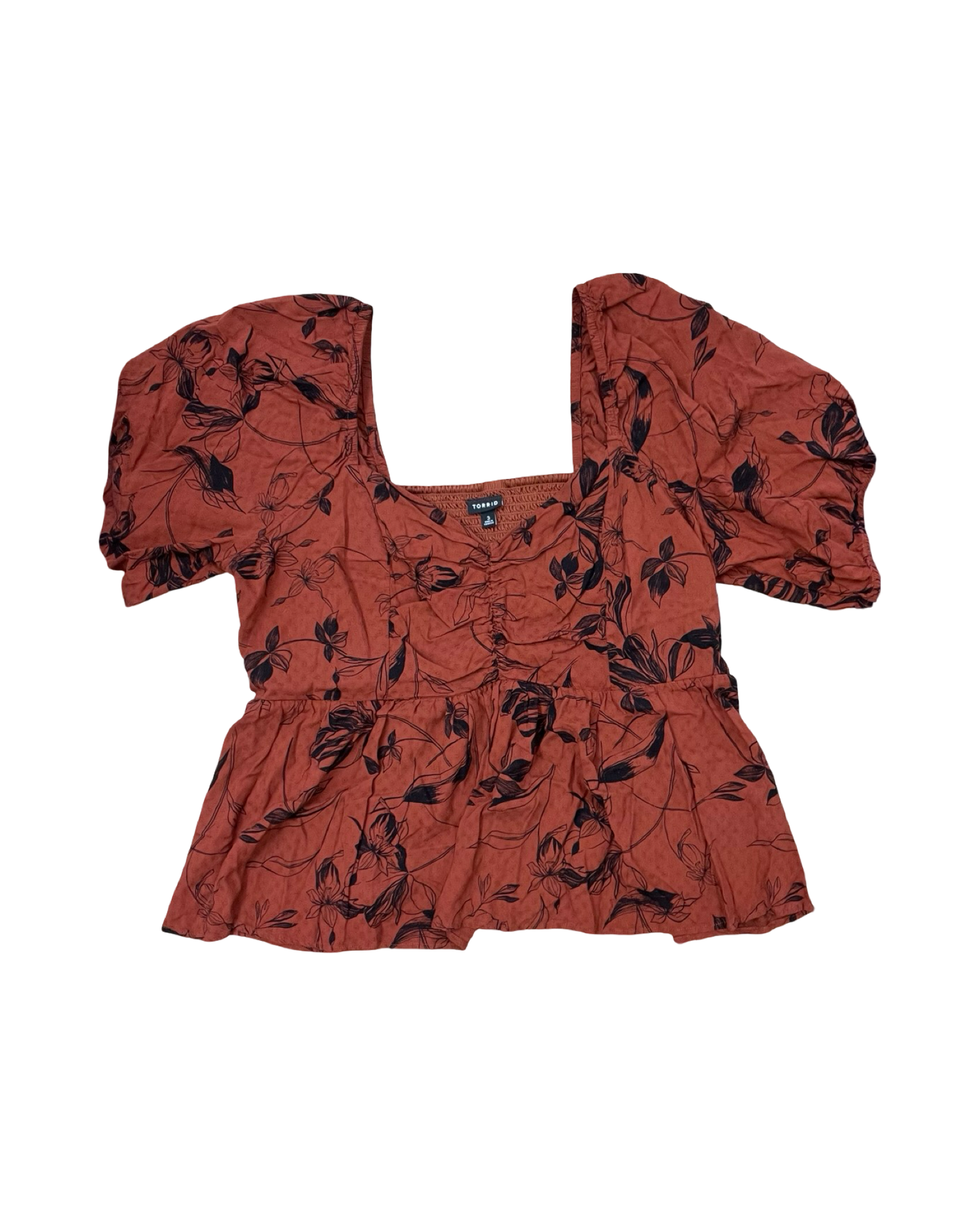 Top Ss By Torrid In Orange, Size:3X
