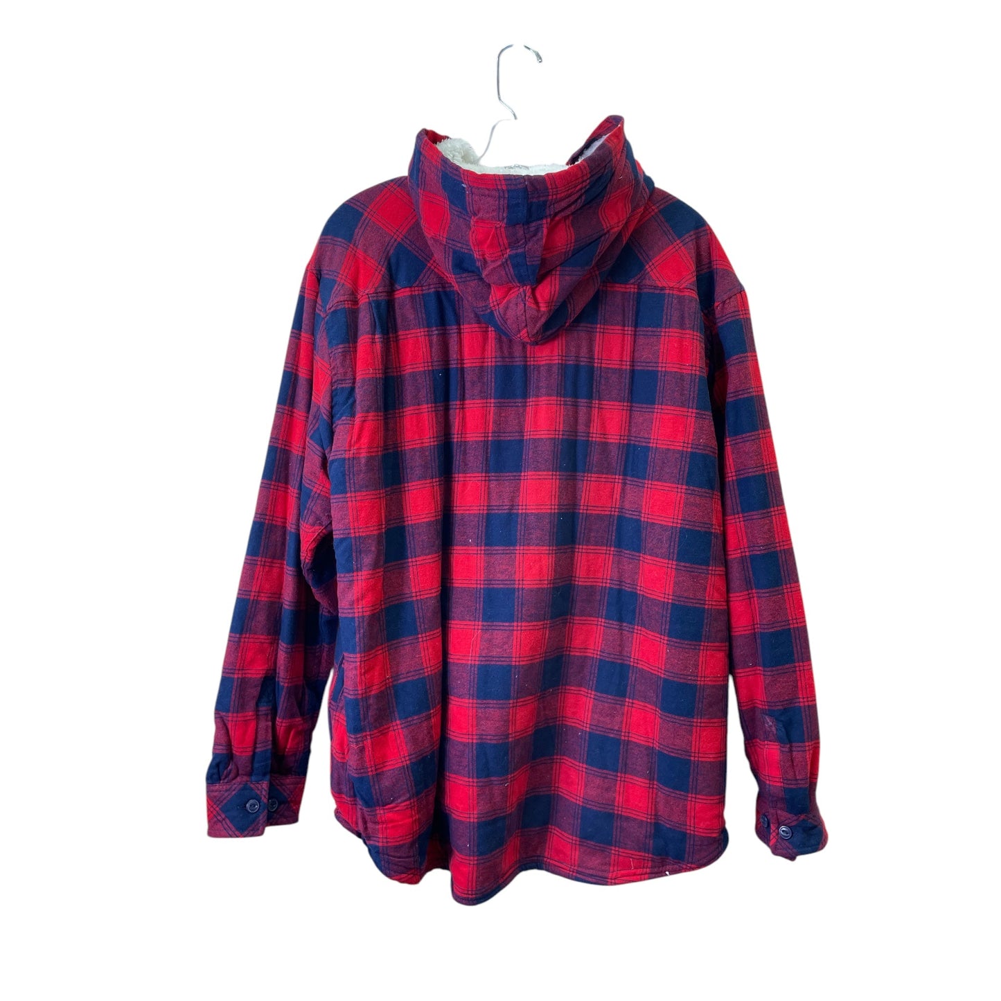 Jacket Shirt By Boston Traders In Red, Size:1X