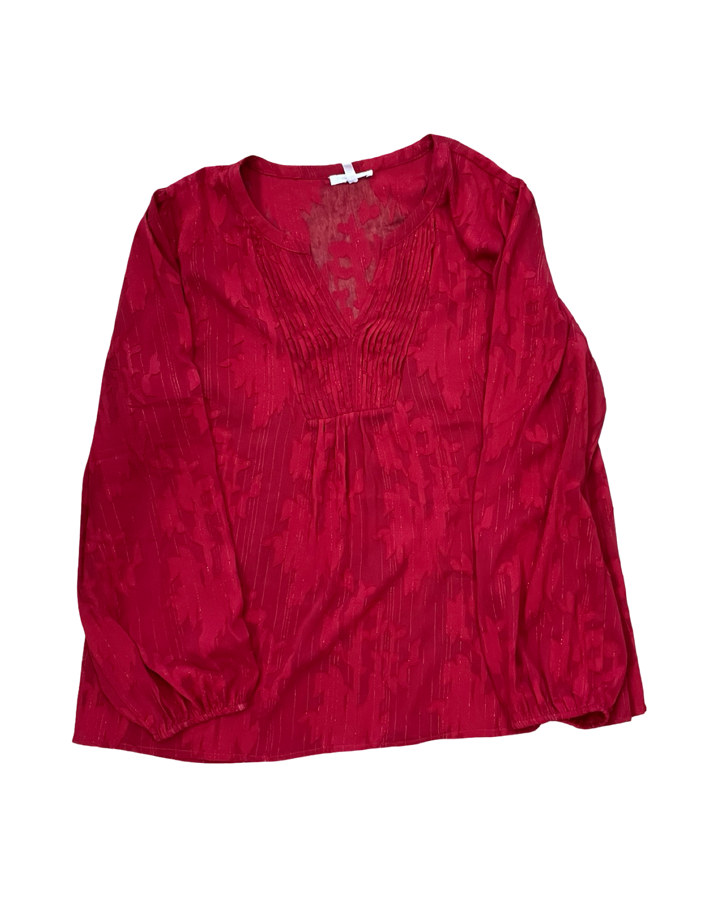Top Ls By Maurices In Red, Size:1X