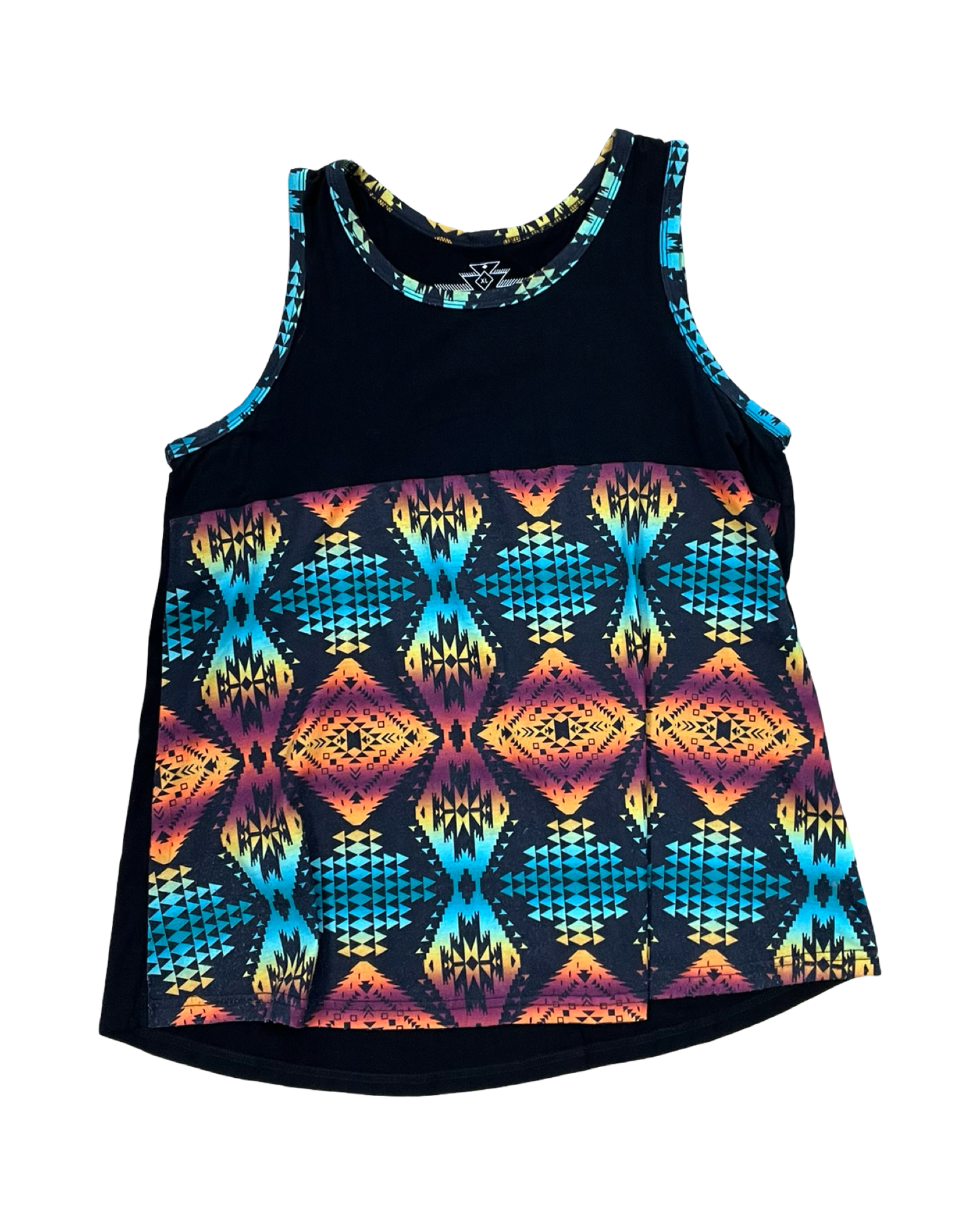 Top Sleeveless By Crazy Train In Black, Size:Xl