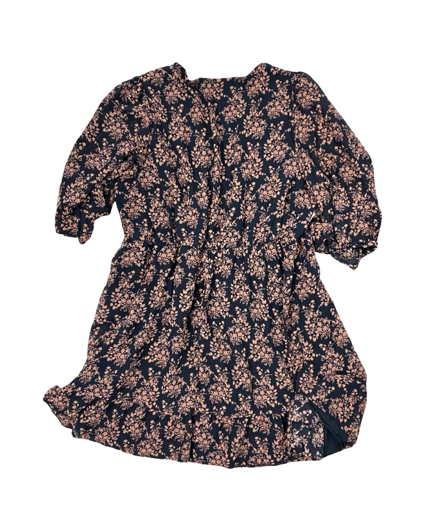 Dress Casual Midi By Shein In Black & Brown, Size:4X
