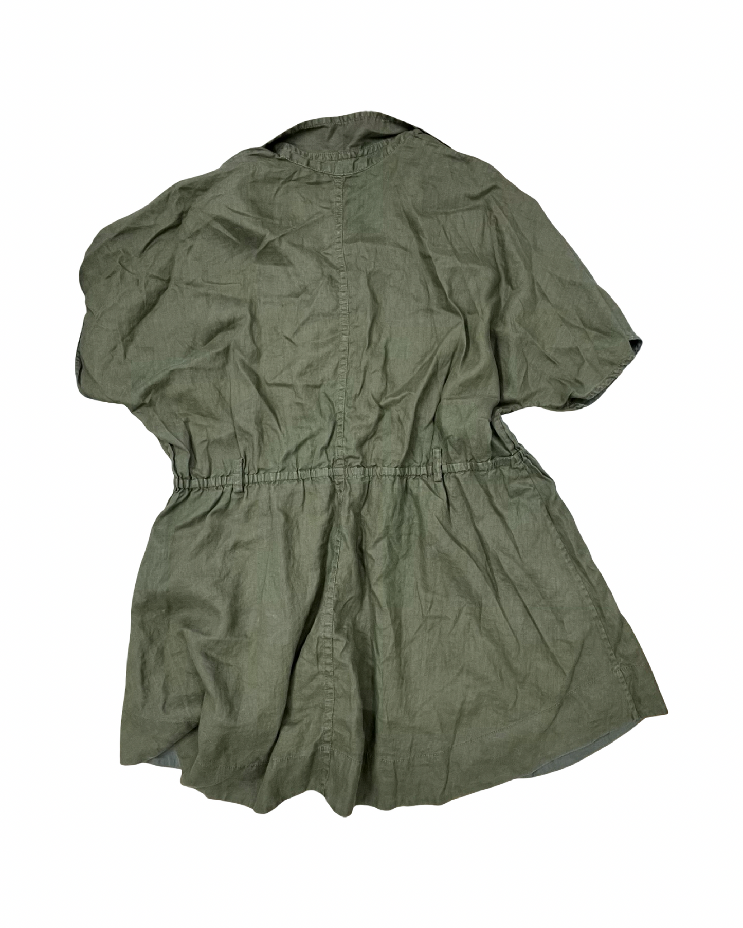 Dress Casual Midi By Banana Republic In Green, Size:Xxl