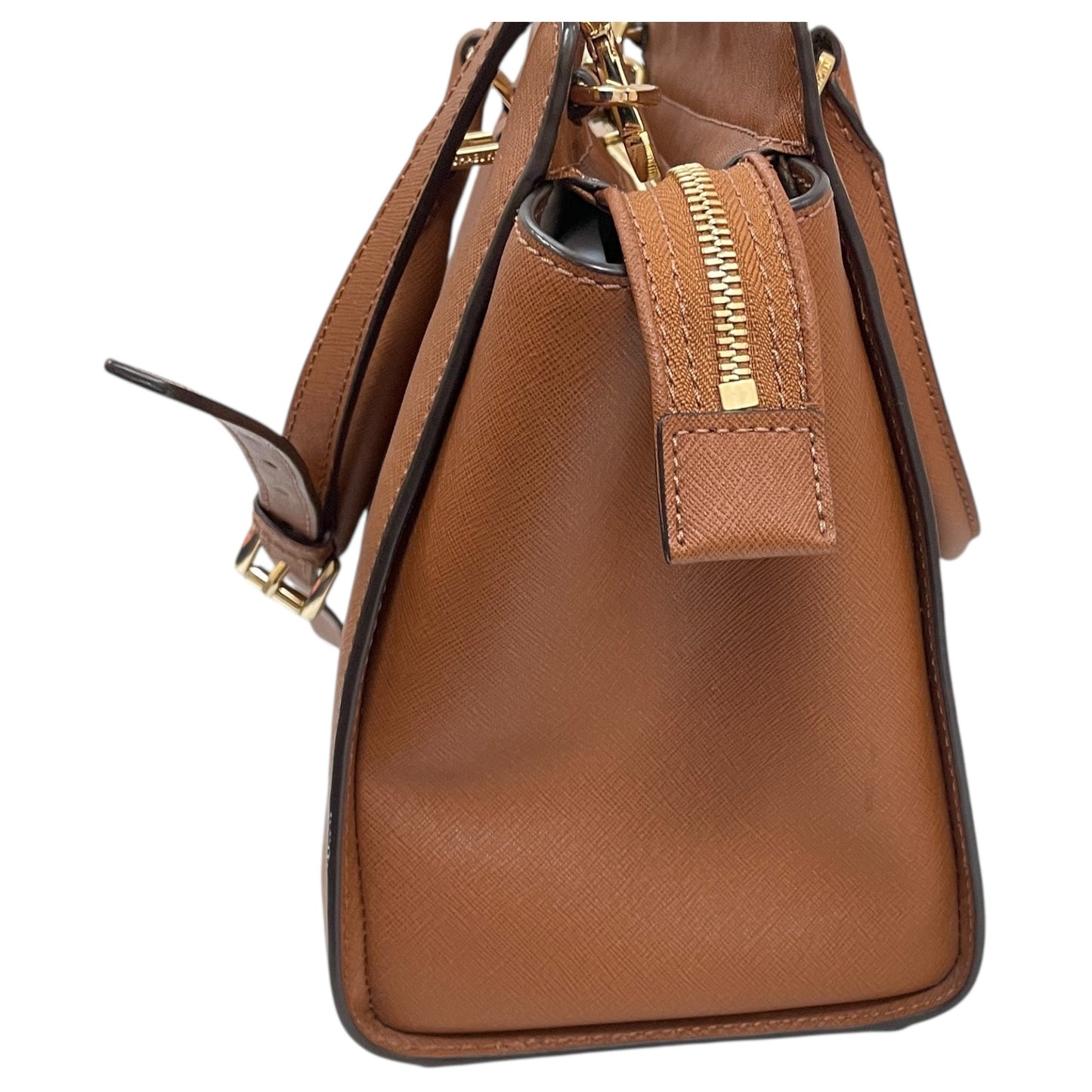 Handbag Designer By Michael Kors In Brown, Size:Large