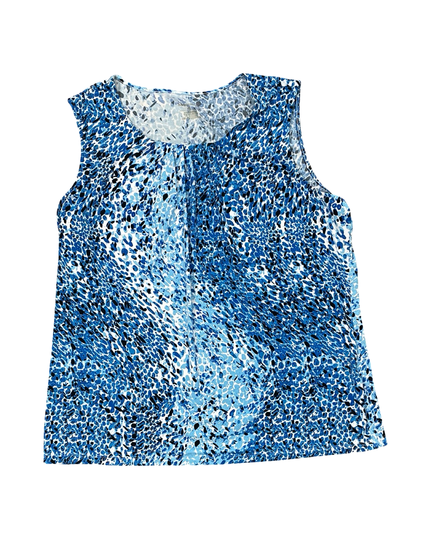 Top Sleeveless By Christopher And Banks In Blue, Size:Xl