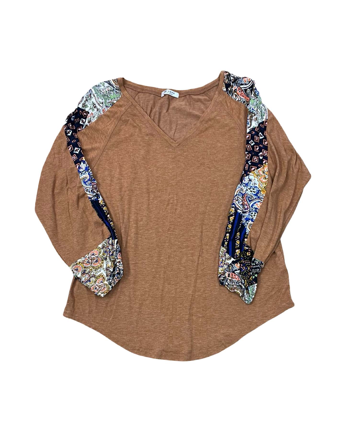 Top Ls By Clothes Mentor In Brown, Size:S
