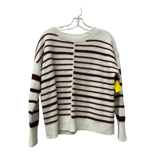Sweater By Lucky Brand In White, Size: M
