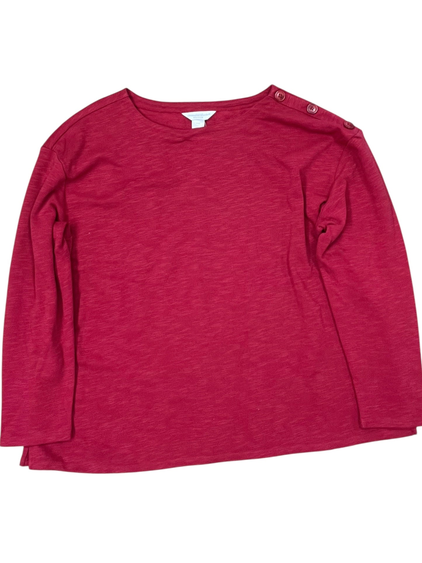 Top Ls By Christopher And Banks In Red, Size:Xlp