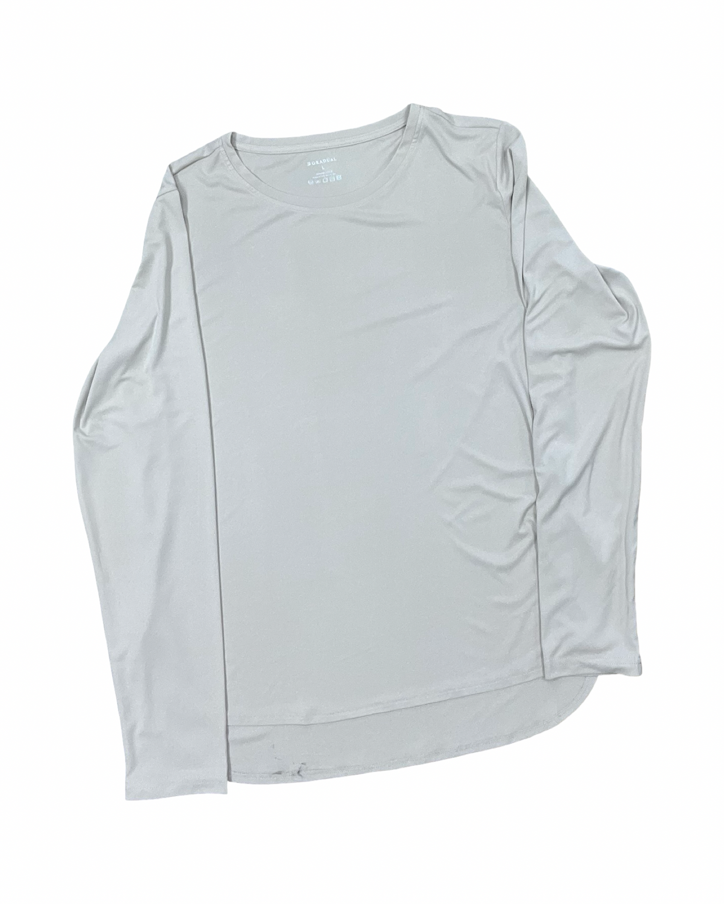 Top Ls Basic By Clothes Mentor In Beige, Size:L