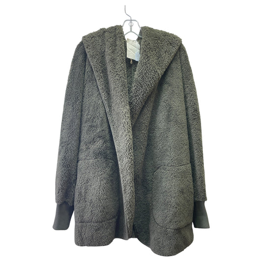 Jacket Fleece By Hem & Thread In Green, Size:0