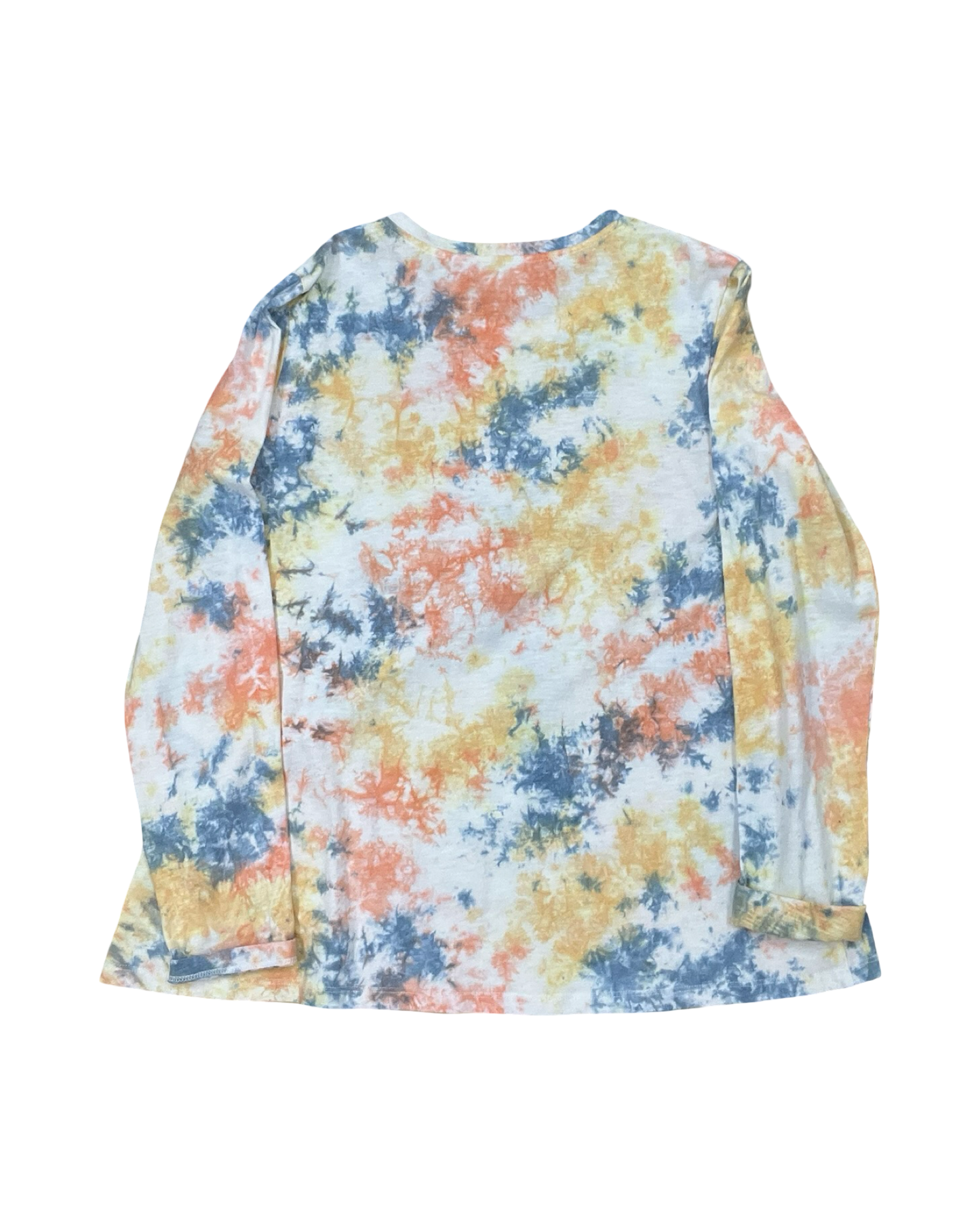 Top Ls By Logo In White & Yellow, Size:M