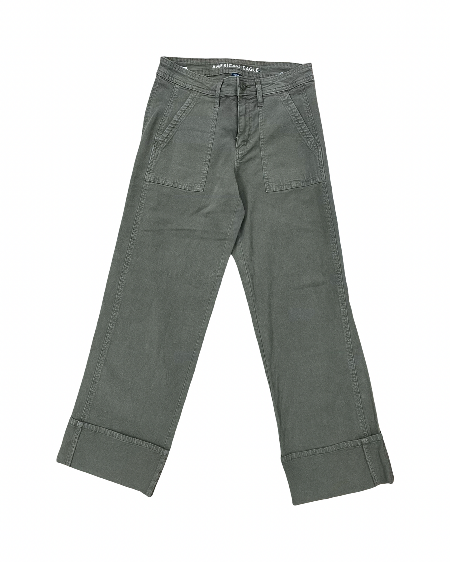 Pants Cargo & Utility By American Eagle In Green, Size:2
