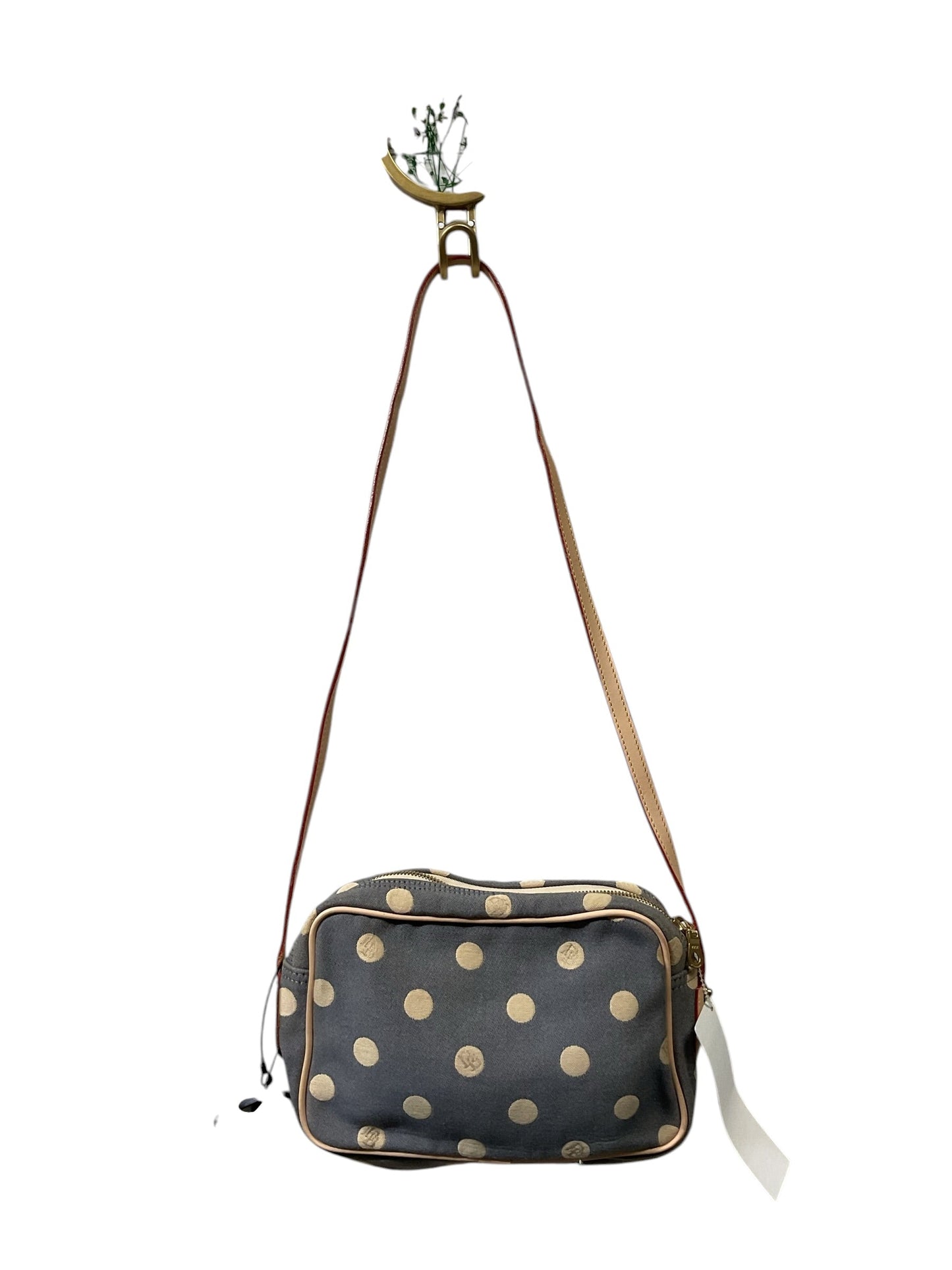 Handbag Designer By Dooney And Bourke In Polkadot Pattern, Size:Small