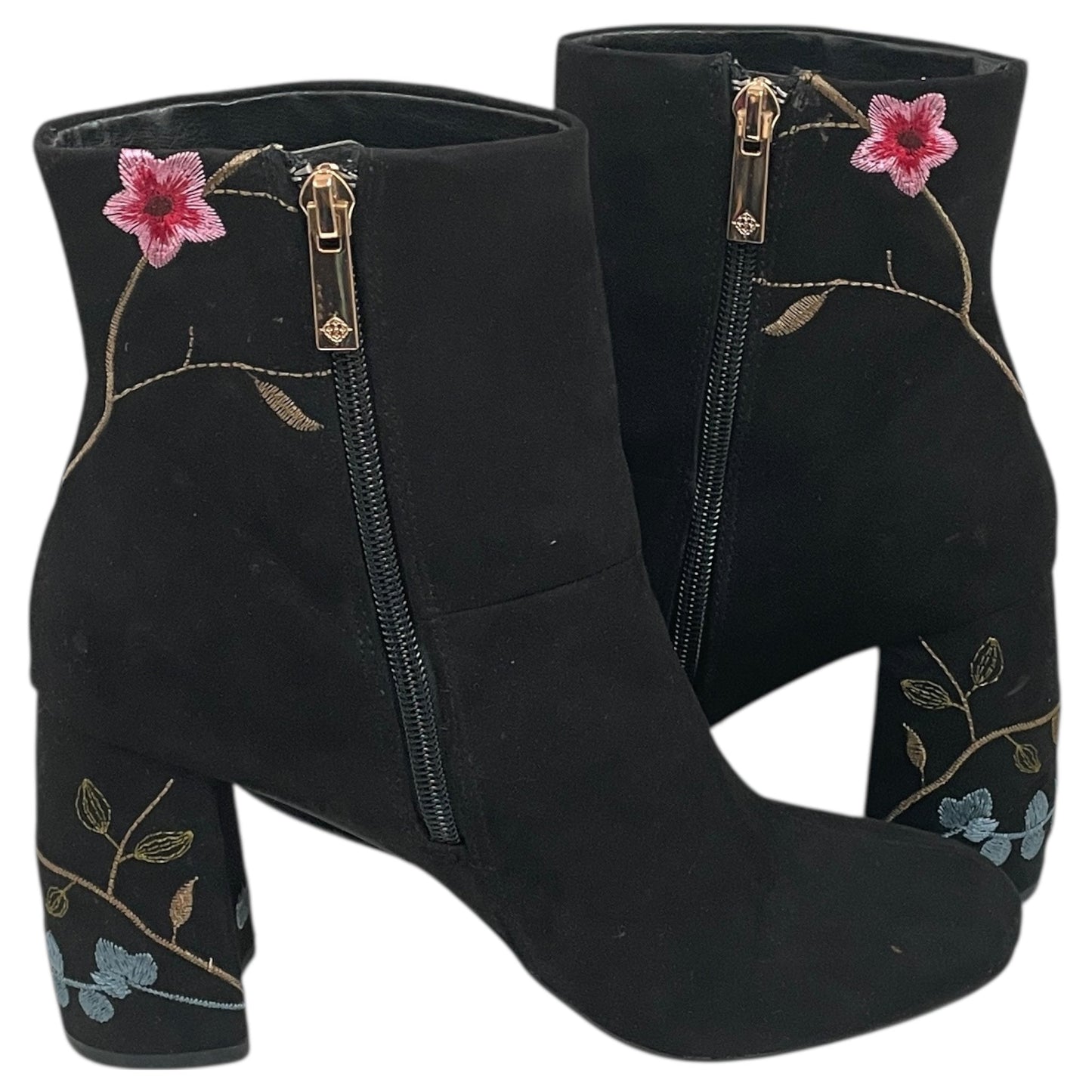 Boots Ankle Heels By Nanette Lepore In Floral Print, Size:8