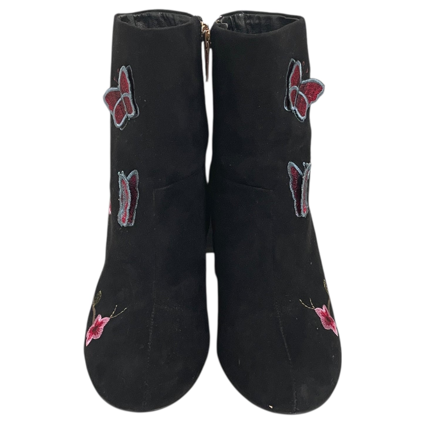 Boots Ankle Heels By Nanette Lepore In Floral Print, Size:8