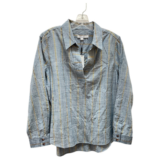 Top Ls By Chicos In Blue & Gold, Size:M