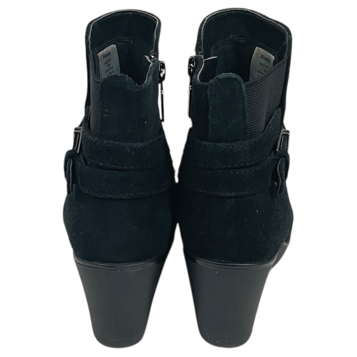 Boots Ankle Heels By Blondo In Black, Size:6.5