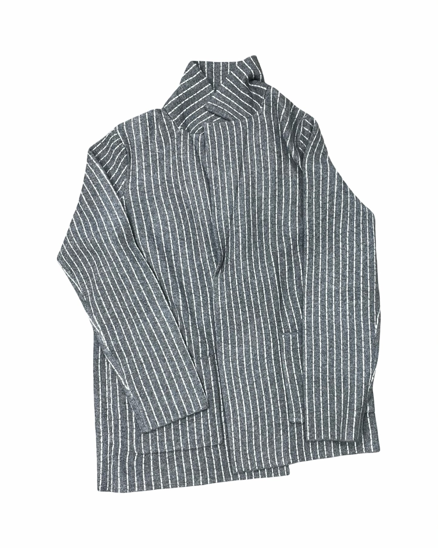 Blazer By Sincerely Jules In Grey & White, Size:M