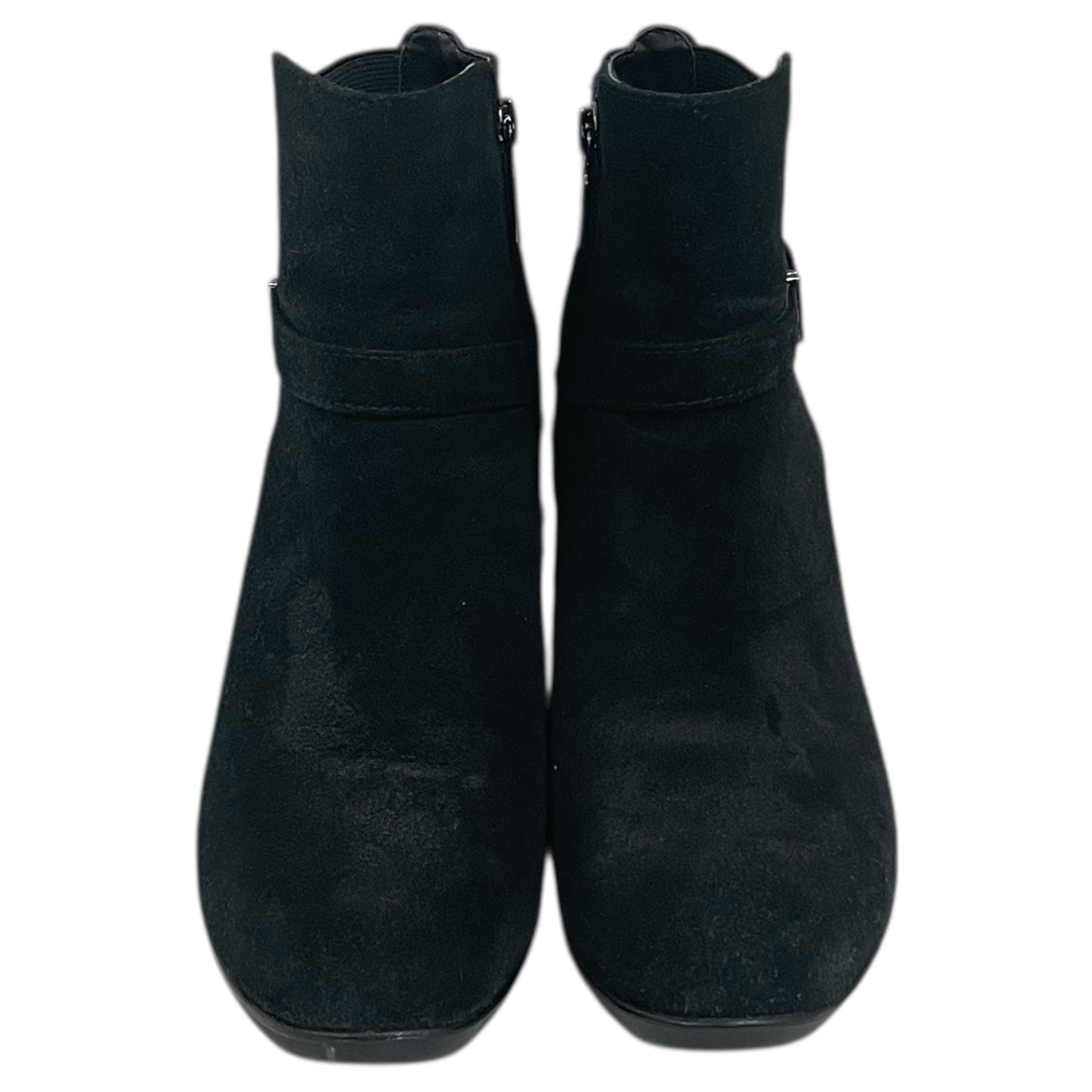 Boots Ankle Heels By Blondo In Black, Size:6.5