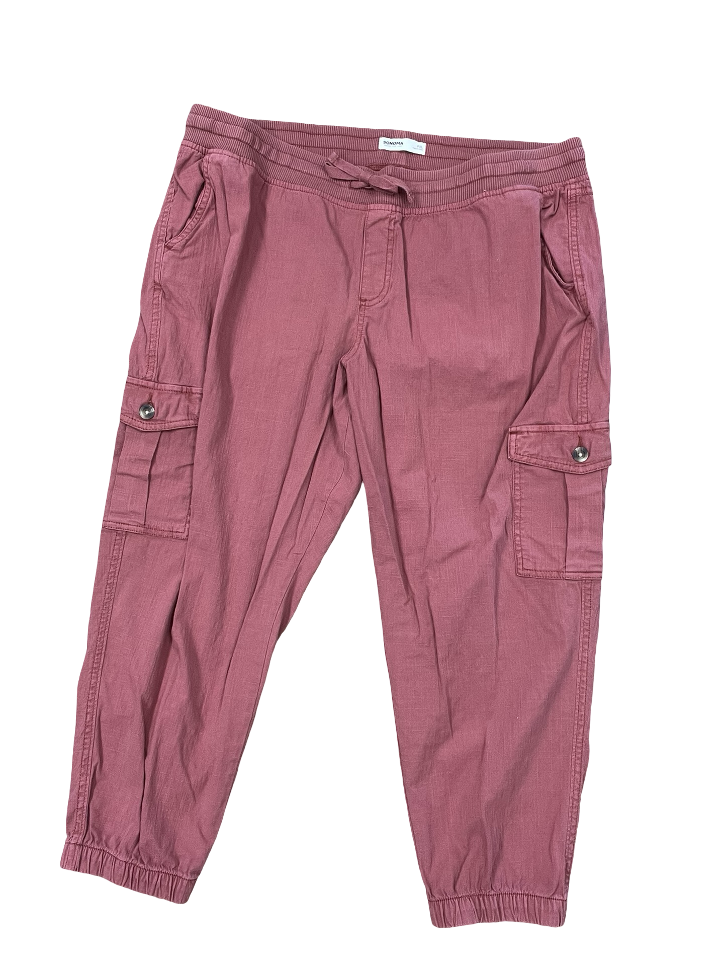 Pants Joggers By Sonoma In Coral, Size:Xlp