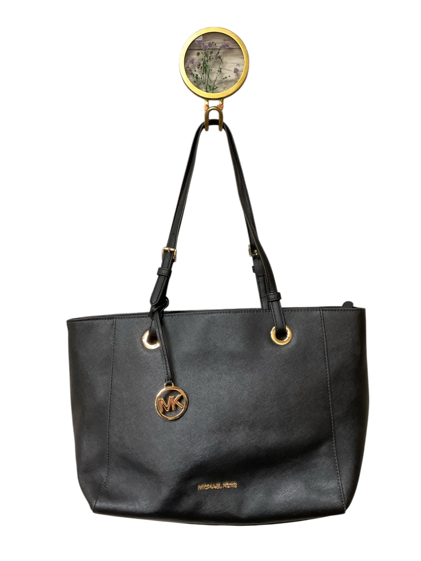 Handbag Designer By Michael Kors In Black, Size:Large