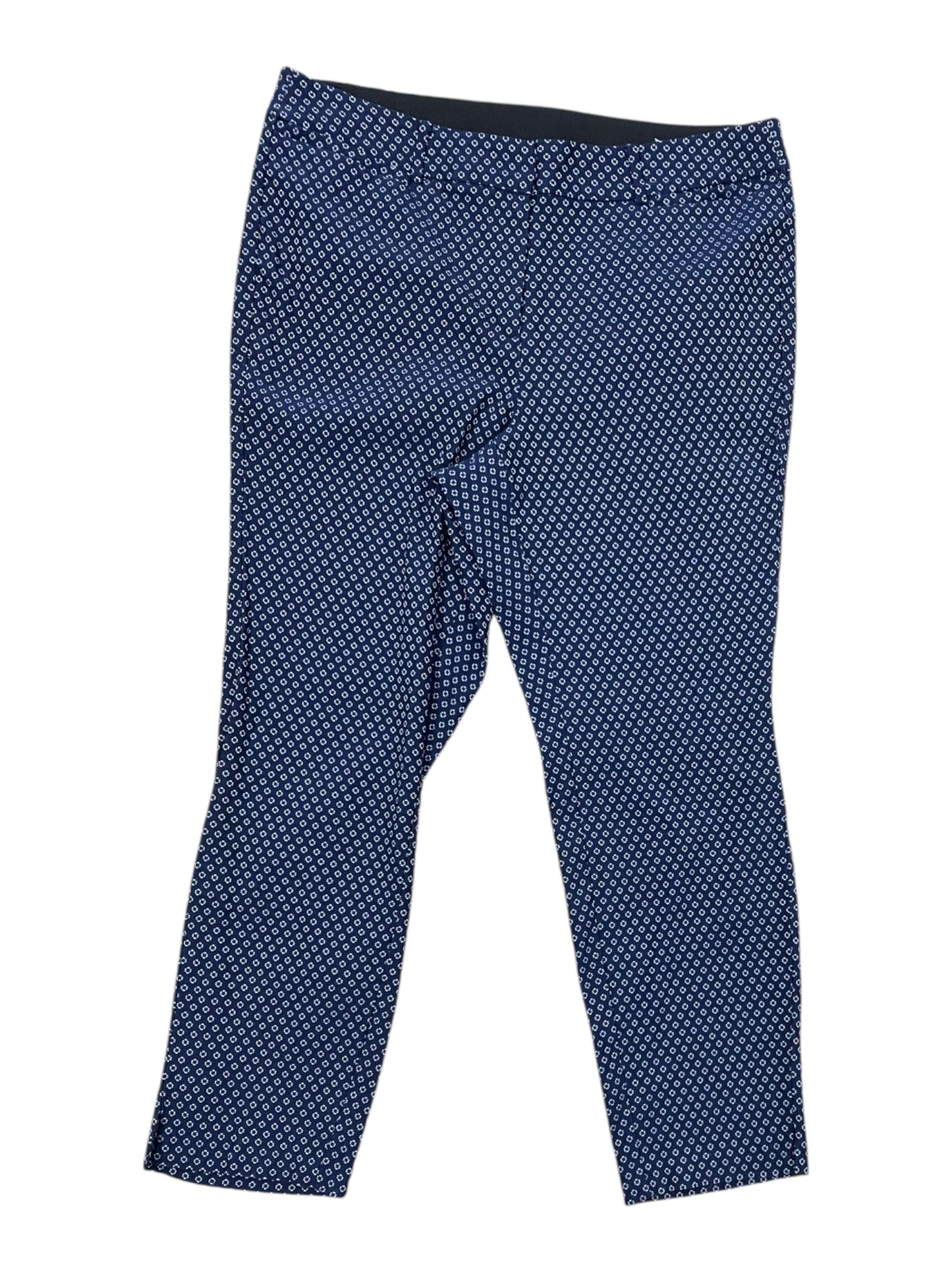 Pants Dress By Lane Bryant In Blue & White, Size:16