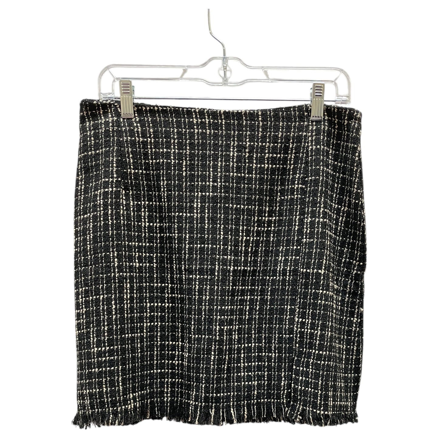 Skirt Midi By Christian Siriano In Black & Cream, Size:M