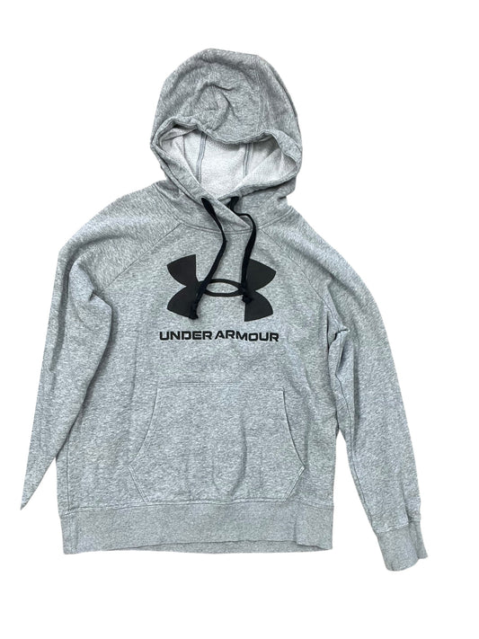 Sweatshirt Hoodie By Under Armour In Grey, Size:S