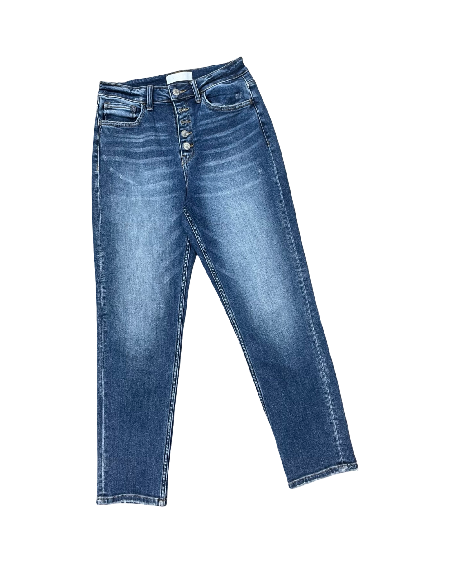 Jeans Cropped By Vervet In Blue Denim, Size:2