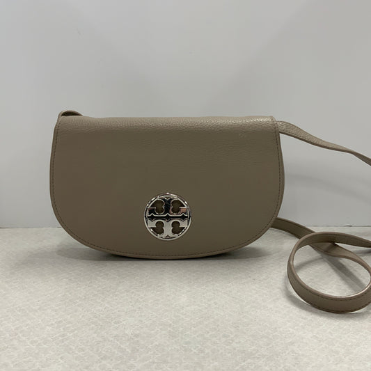 Crossbody Designer By Tory Burch In Taupe, Size:Medium
